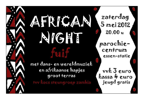African Night fuif